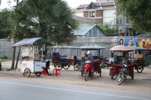 カンボジアの足