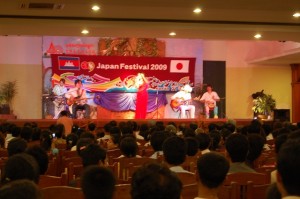 室内会場に変わったJapan Festival